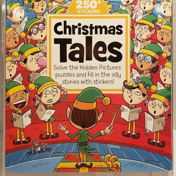 HIGHLIGHTS HIDDEN PICTURES CHRISTMAS TALES w/ 250 STICKERS SILLY STICKER STORIES - Picture 2 of 14